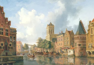Escena de calle en Ámsterdam